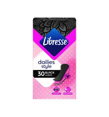 Libresse Dailies Style Inlegkruisjes Zwart