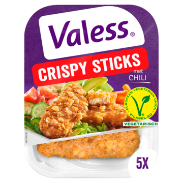 Valess Vegetarische Chik&apos;n Crispy Sticks 5 Stuks 160 g bij Jumbo