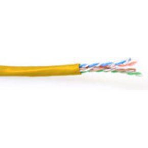 Patchkabel CAT6 UTP soepel rol 100M geel Patchkabel CAT6 UTP soepel rol 100M geel