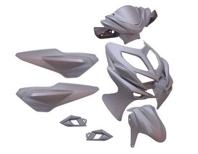 Edge Plaatset 9-delig yamaha aerox-r vanaf bouwjaar 2014 - mat grijs Edge Plaatset 9-delig yamaha aerox-r vanaf bouwjaar 2014 - mat grijs