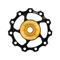 SunRace Derailleurwieltje 11T SP860-HC Alloy Gold - thumbnail
