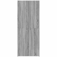 Archiefkast 60x32x153 cm bewerkt hout grijs sonoma eikenkleurig - thumbnail