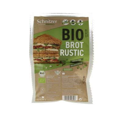 Schnitzer Bread'n toast dark glutenvrij bio 430 Gram