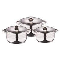 Blaumann gourmet line rvs pannenset 3-delig - thumbnail