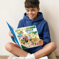 Persoonlijk stripboek - Jommeke 'De jacht op een voetbal' (Hardcover) - thumbnail