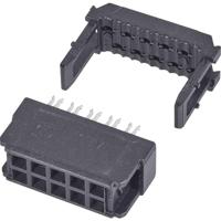 TE Connectivity 1658623-4 Female header Rastermaat: 2.54 mm Totaal aantal polen: 20 Aantal rijen: 2 1 stuk(s) - thumbnail