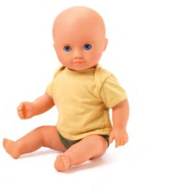 DJECO badpop 30 cm blauw