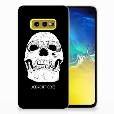 Silicone Back Case Samsung Galaxy S10e Skull Eyes Silicone Back Case Samsung Galaxy S10e Skull Eyes