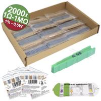 Quadrios 23P130 23P130 Metaalfilmweerstand Axiaal bedraad 0.5 W 1 % 2000 stuk(s) - thumbnail