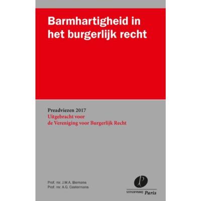 Barmhartigheid in het burgerlijk recht (Paperback)