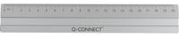 Q-CONNECT meetlat, aluminium, 20 cm, in ophangetui - thumbnail