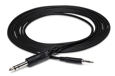 Hosa CMS-110 stereo audiokabel 3.5 mm jack - 6.35 mm jack 3 m Hosa CMS-110 stereo audiokabel 3.5 mm jack - 6.35 mm jack 3 m