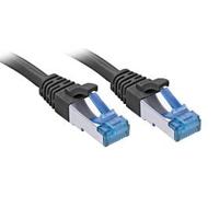 LINDY 47419 RJ45 Netwerkkabel, patchkabel CAT 6A S/FTP 15.00 m Zwart 1 stuk(s) - thumbnail