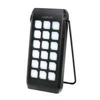 LogiLink Batterie PA0273 Powerbank op zonne-energie Laadstroom zonnecel 250 mA 10000 mAh - thumbnail