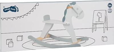 Small Foot houten schommelpaard skandi wit - thumbnail