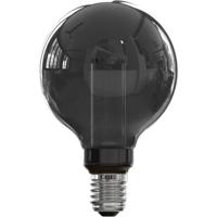 LED Glasfiber Globe lamp G95 220-240V 3,5W 40lm 2000K Titanium E27 dimbaar Calex - Calex - thumbnail