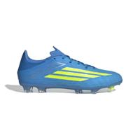adidas F50 League Gras / Kunstgras Voetbalschoenen (MG) Blauw Neongeel - thumbnail