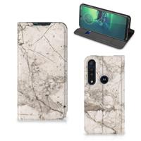 Motorola G8 Plus | Standcase | Marmer Beige - thumbnail