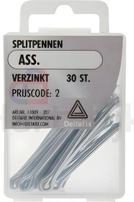Splitpennen ass. verz 30st Deltafix - Deltafix