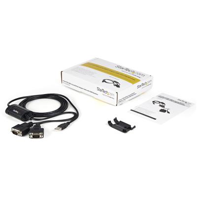 StarTech.com 2-poorts FTDI USB naar RS232 seriële adapter - USB naar RS-232 adapterkabel/converter