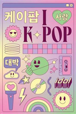 Poster K-Pop - I love K-Pop 61x91,5cm Poster K-Pop - I love K-Pop 61x91,5cm
