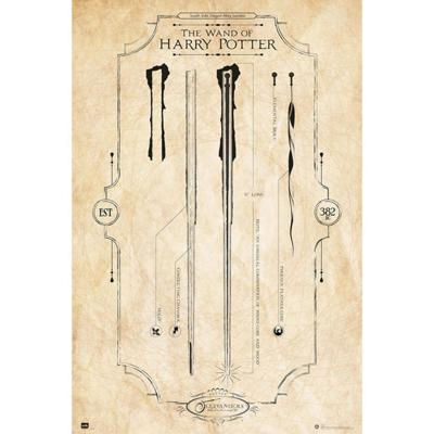 Poster Harry Potter - The Wand 61x91,5cm