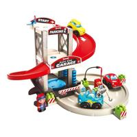 Abrick Ecoiffier garage met transporter en auto's - thumbnail
