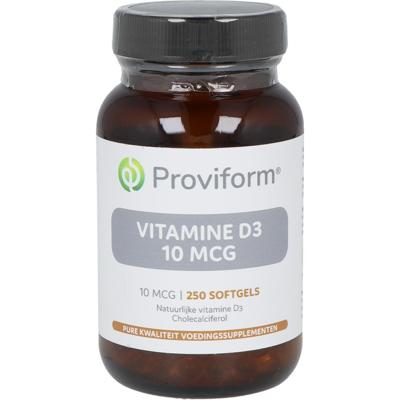Proviform Vitamine D3 10mcg Softgel Capsules 250st