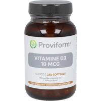 Proviform Vitamine D3 10mcg Softgel Capsules 250st - thumbnail