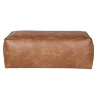 WOOOD Poef 'Rodeo' Cognac - thumbnail