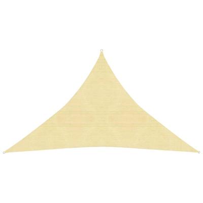 VidaXL Zonnezeil 160 g/m² 3x3x4,2 m hdpe beige