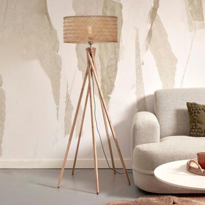 GOOD&MOJO Vloerlamp 'Java' 5-poot, Bamboe, kleur Naturel
