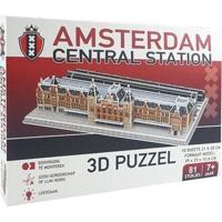 Nanostad 3D-puzzel Centraal Station Amserdam karton 81-delig - thumbnail
