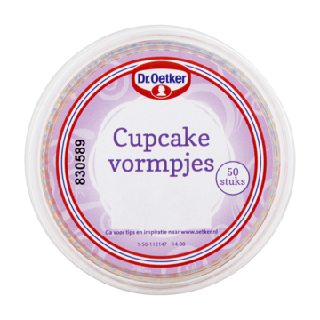 Dr. Oetker Cupcake Vormpjes 50 Stuks bij Jumbo