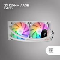 Kit voor vloeibare koeling Mars Gaming MLLCD240W - thumbnail