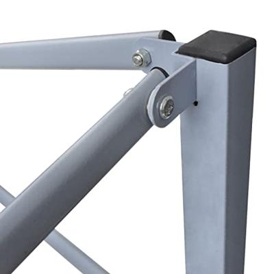 VidaXL Partytent inklapbaar 3x3 m staal wit