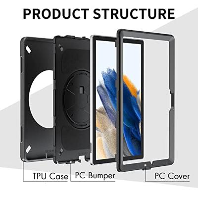 4Smarts GRIP Back cover Zwart Tabletcover - thumbnail