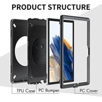 4Smarts GRIP Back cover Zwart Tabletcover - thumbnail