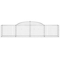 Schanskorf gewelfd 300x50x60/80 cm gegalvaniseerd ijzer - thumbnail