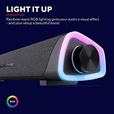 Soundbar Trust GXT 620 Axon Zwart 12 W - thumbnail
