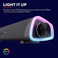 Soundbar Trust GXT 620 Axon Zwart 12 W Bluetooth luidspreker - thumbnail