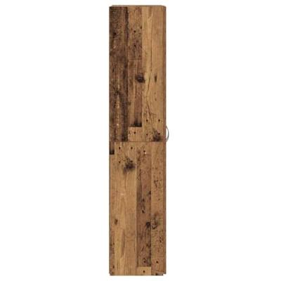 Kantoorkast met plank Oudhout 70 x 32 x 77.5 cm Bewerkt hout