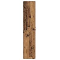 Kantoorkast met plank Oudhout 70 x 32 x 77.5 cm Bewerkt hout - thumbnail