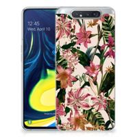 Samsung Galaxy A80 | TPU Case | Flowers - thumbnail