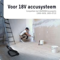 Ansmann Adapterplatte Bosch Accubouwlamp - thumbnail