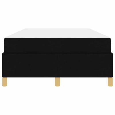 Boxspring bed Zwart en Wit en Zwart 120 x 190 cm Stof
