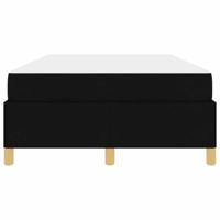 Boxspring bed Zwart en Wit en Zwart 120 x 190 cm Stof - thumbnail