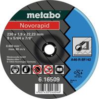 Metabo Accessoires Doorslijpschijf Ø 230x1,9x22,23 mm Staal Novorapid - 25 stuks - 616509000 - thumbnail