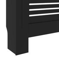 Radiatorombouw 205 cm MDF zwart - thumbnail
