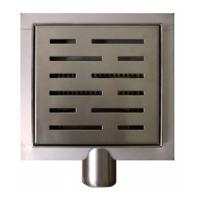 RVS Doucheput 20x20cm. met flens / 3de Generatie - thumbnail